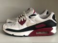 Nike Air Max 90 White Maroon CT4352-104, снимка 1