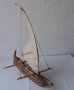 Дървена лодка с платна за декорация, морски декор, модел, макет, кораб, кръстоносец, снимка 3