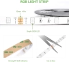 Lepro Самозалепваща се RGB LED лента 20 м (2 x 10 метра), 5050 SMD 600 бр, 12 V, с 44 бутона дистанц, снимка 5