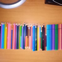 цветни моливи и цветни тънкописци, снимка 1 - Други - 39626268