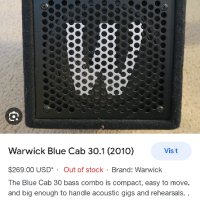 Усилвател Warwick Blue cab 30.1, снимка 8 - Китари - 41184578