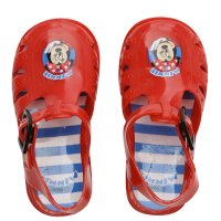 Червени силиконови детски сандали Мини Маус, снимка 2 - Детски сандали и чехли - 41420442