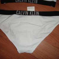 CALVIN KLEIN – Бански комплект бял тип бюстие нов, снимка 11 - Бански костюми - 39628061
