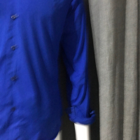 Риза Zara кралско синьо, снимка 3 - Ризи - 44687461