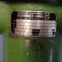 Хидравлична помпа RICKMEIER R2-2.75/36FL hydraulic pump 10Bar, снимка 4 - Резервни части за машини - 42221579