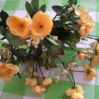 Цветя изк. 3бр Букети композиции - Лалета/Пролет/Орхидеи, снимка 2 - Изкуствени цветя - 36197096