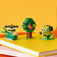 НОВИ! LEGO® Classic 11007 - Зелени творчески тухлички  , снимка 7 - Конструктори - 36405825
