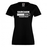 Дамска тениска Sarcasm Loading,Loading,Please wait,батерия,Изненада,Подарък, снимка 10 - Тениски - 36422235