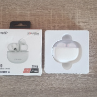 Безжични блутут слушалки-тапи A4tech B20 2Drumtek, True Wireless, Бели, снимка 1 - Bluetooth слушалки - 44728025