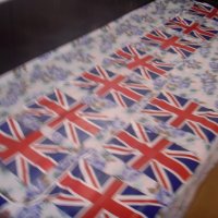 знаме- флаг Великобритания, Англия, снимка 1 - Пердета и завеси - 38930059