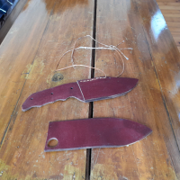 Стара кожена кания за нож #11, снимка 2 - Антикварни и старинни предмети - 36197667