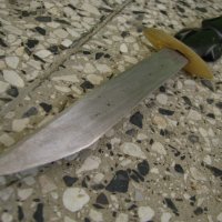 Нож кама рог кост CHI CHI catenania, снимка 5 - Антикварни и старинни предмети - 33923902