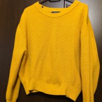Жълта блуза Zara , снимка 6 - Блузи с дълъг ръкав и пуловери - 40217573
