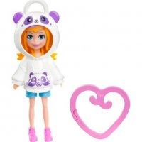 Кукла Polly Pocket - Панда с щипка във формата на сърце / Mattel, снимка 2 - Кукли - 40165857