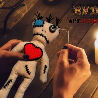 "ВУДУ КУКЛА – VOODOO DOLL" - Ръчна изработка, снимка 4 - Ръчно изработени сувенири - 44294942