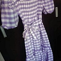 Лилава кукленска рокля, снимка 3 - Рокли - 14241024