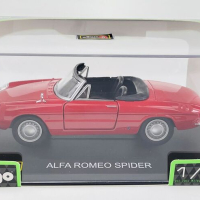 Метални колички: Alfa Romeo Spider, снимка 6 - Колекции - 44840414