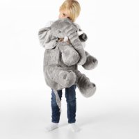 Голям слон за гушкане IKEA, снимка 4 - Плюшени играчки - 42821811