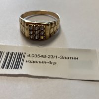 Златен пръстен 4.04гр., снимка 1 - Пръстени - 41889104