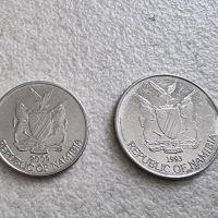 Намибия. 10 и 50 цента. 2 бройки., снимка 6 - Нумизматика и бонистика - 44618212