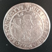 Монета Саксония 1/2 Талер 1601 г "Тримата братя", снимка 1 - Нумизматика и бонистика - 40771947
