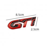 GTI емблема Red - Black, снимка 3 - Аксесоари и консумативи - 35723969