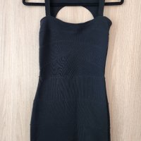 Черна бандажна рокля, снимка 1 - Рокли - 41122091