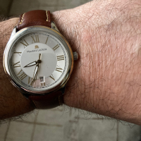 Мъжки оригинален швейцарски часовник Maurice Lacroix, снимка 1 - Мъжки - 44650342