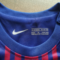 NIKE FC BARCELONA Baby Football T-Shirt Размер 12-18 месеца бебешка тениска Барселона 35-60, снимка 10 - Други - 44585385