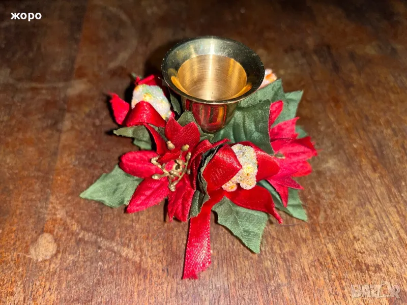 Коледен свещник , снимка 1