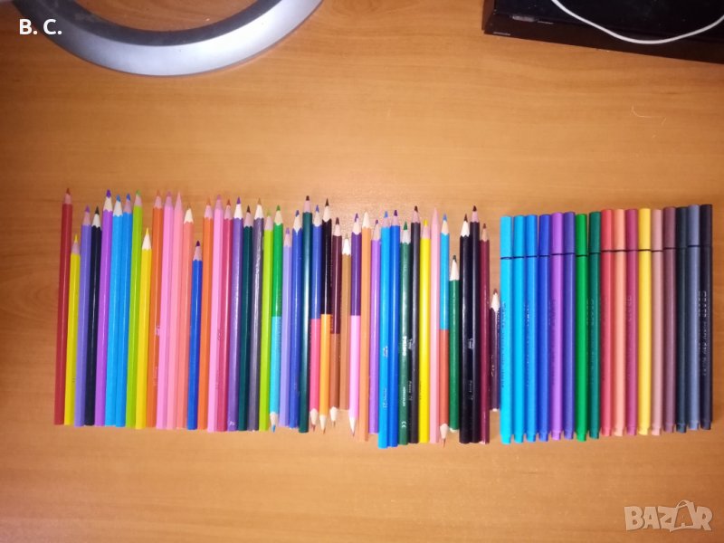 цветни моливи и цветни тънкописци, снимка 1