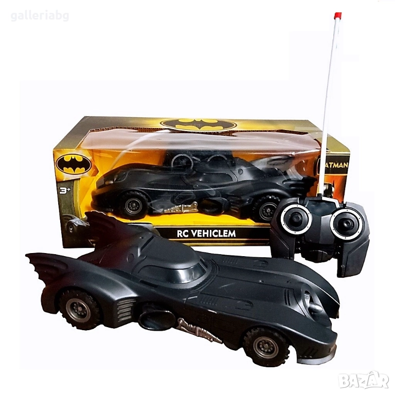 R/C кола Batmobile, Batman – черно дистанционно батмобилче, снимка 1