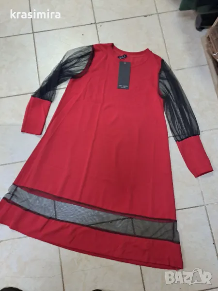 Нова рокля в червено , снимка 1