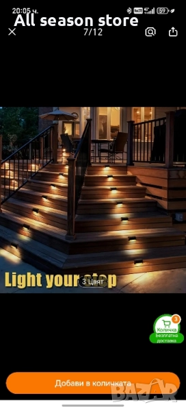 Соларни лампи за парапет/стълби , снимка 1