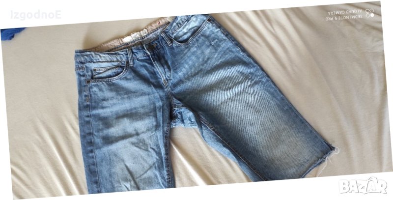 Л къси дънки HM къси дънкови гащи до коляно , снимка 1