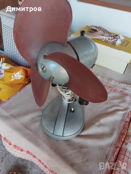 Руски старинен вентилатор, снимка 1