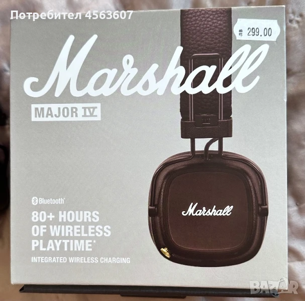 Слушалки Marshall 4 , снимка 1