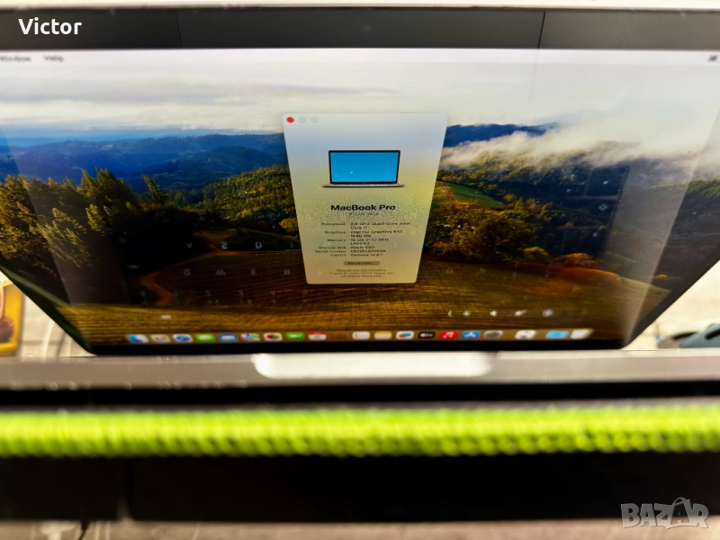 MacBook Pro 15-inch, 2016, 16 GB Ram, 256 GB SSD, A1707, снимка 1