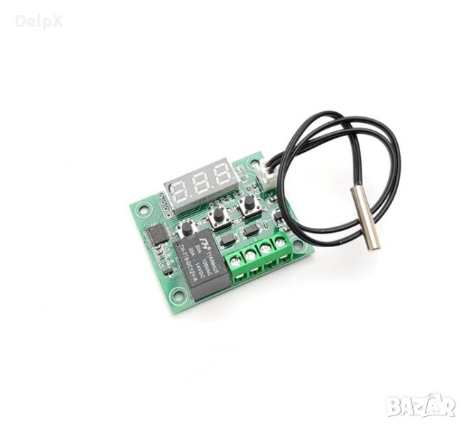 Платка кит терморегулатор W1209, термостат за инкубатор, аквариум, 12VDC, 8W, снимка 1