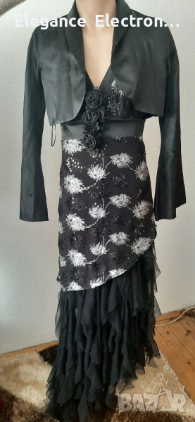 Дамска Официална Рокля +Болеро Fantazim, снимка 1