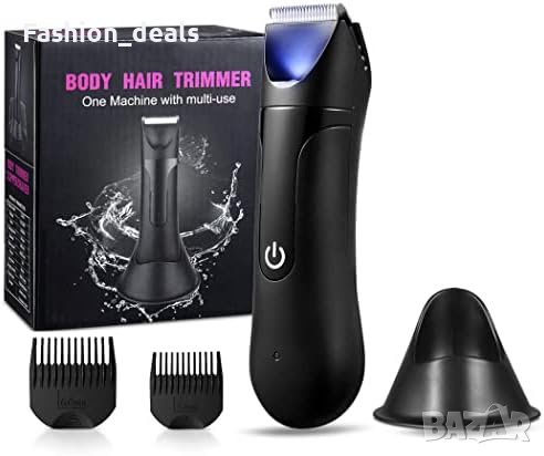 Нова Електрическа Самобръсначка Тример за тяло/LED светлина и огледало/Подарък Мъже, снимка 1