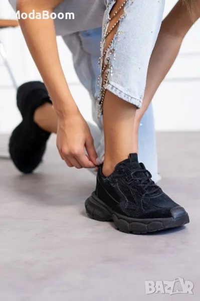 Черни дамски маратонки НОВА КОЛЕКЦИЯ✨, снимка 1