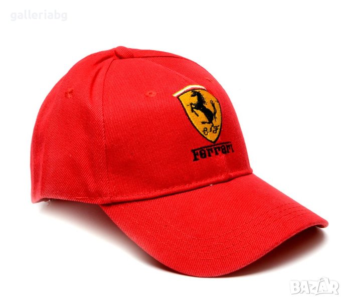 Автомобилна червена шапка - Ферари (Ferrari), снимка 1