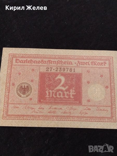 СТАРА РЯДКА БАНКНОТА 2 марки 1920г. Германия УНИКАТ ЗА КОЛЕКЦИОНЕРИ 36815, снимка 1