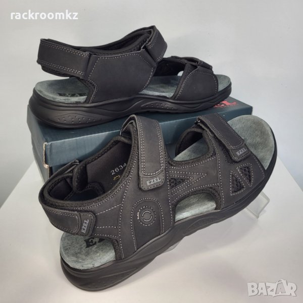 Мъжки сандали с лепенки в черен цвят модел: 2634-1 black, снимка 1