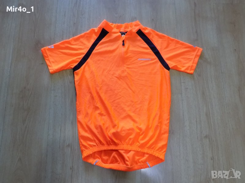 вело джърси muddyfox елек тениска екип блуза шосейно колоездене мъжко оранжево оригинално XS, снимка 1