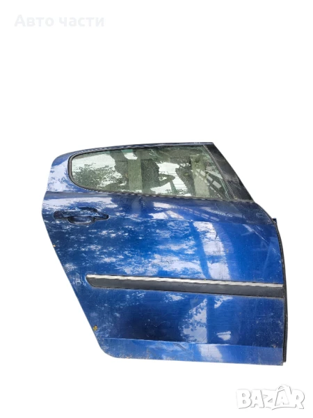 Врата задна дясна за Пежо Peugeot 407 седан (тъмно синя, снимка 1
