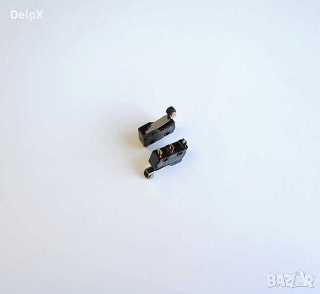 Ключ незадържащ НО с рамо 15mm и ролка черен 250V 3A, снимка 1