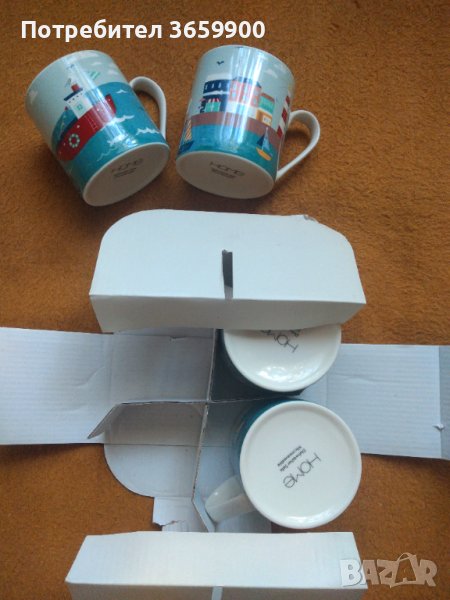 Комплект от 4 чаши за чай/кафе,НОВ!, снимка 1