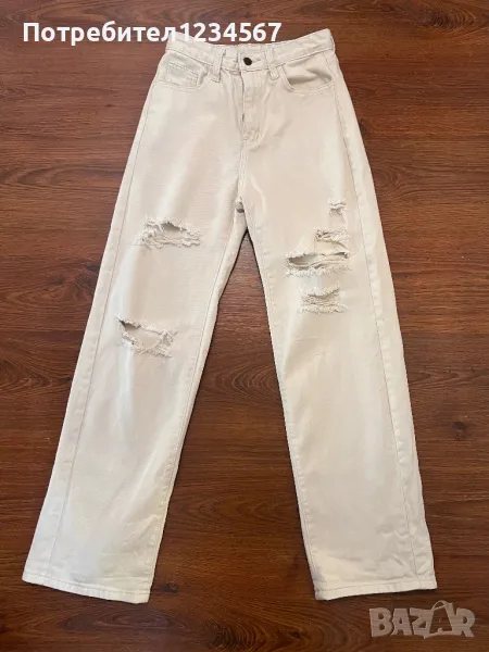 Дамски накъсани дънки, снимка 1
